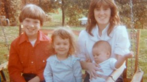 Oldest two daughters with babysitter's children.