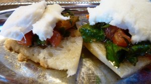 BruschettaOnBreadAndFreshMozarella