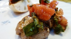 BruschettaOnToastedBread